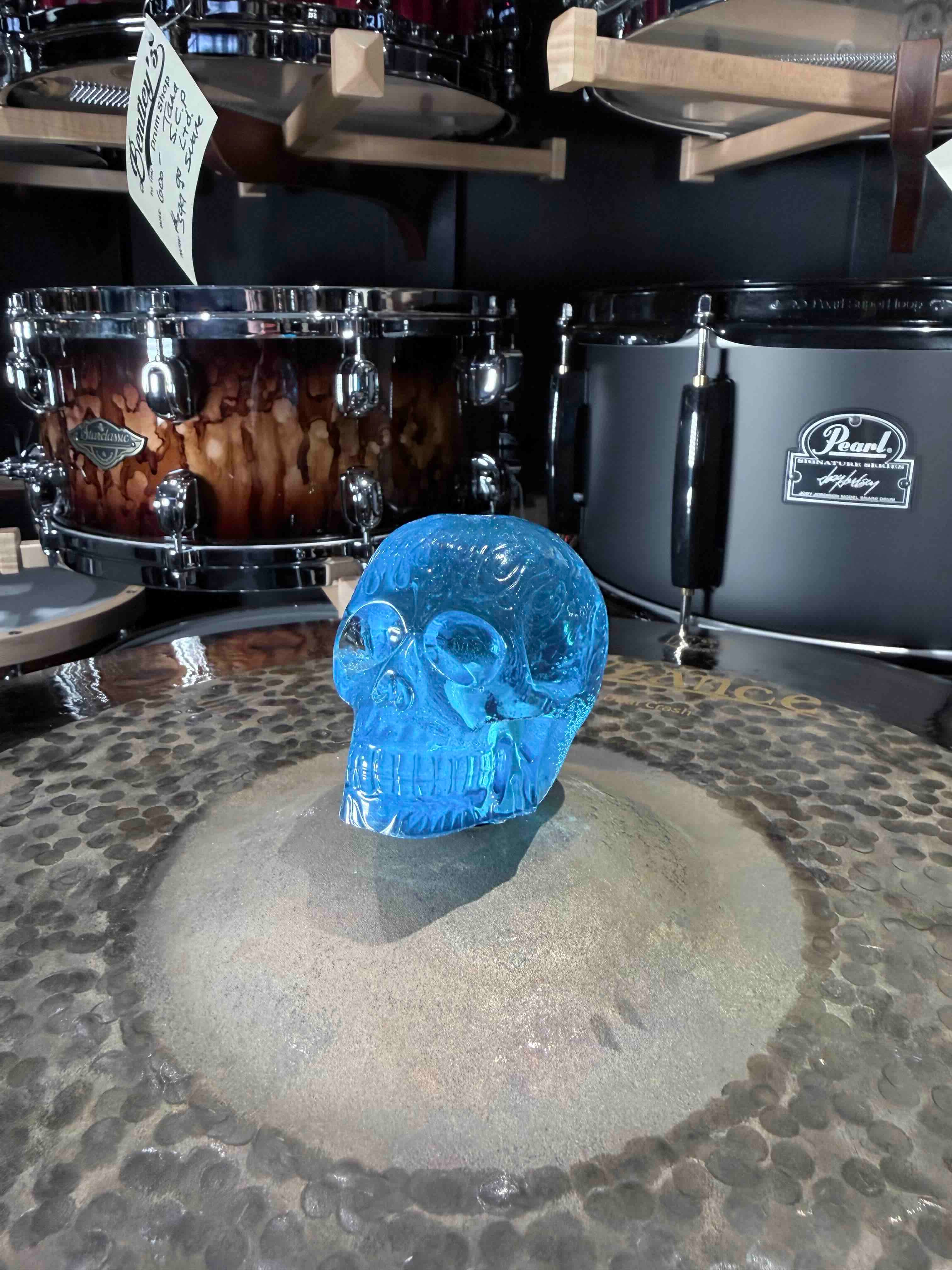 ~NEW~ Bentley's Drum Shop 8mm Large Skulls Cymbal Toppers